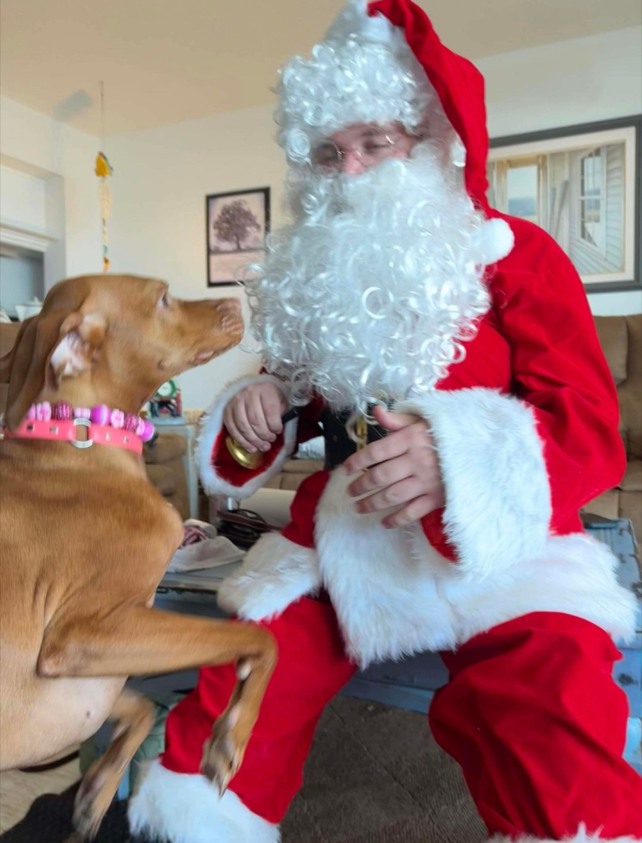 Daisy: Daisy is super excited to meet Santa